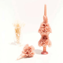 Load image into Gallery viewer, Handmade Beeswax Floral Oaxaca Taper Candle - Lrg