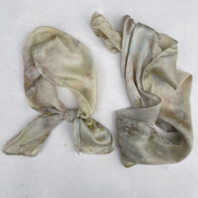 Load image into Gallery viewer, Botanically Ice Dyed Silk Ribbon Scarves - Assorted Colors