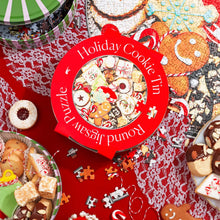 Load image into Gallery viewer, Holiday Cookie Tin Jigsaw Puzzle - 750 pcs
