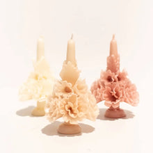 Load image into Gallery viewer, Handmade Beeswax Floral Oaxaca Taper Candle - Lrg