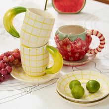 Load image into Gallery viewer, Fresh Fruit Mug & Saucer