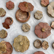 Load image into Gallery viewer, Rust Travertine Trinket Box
