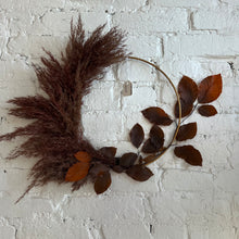 Load image into Gallery viewer, Everlasting Wreath - 12 in Gold Hoop