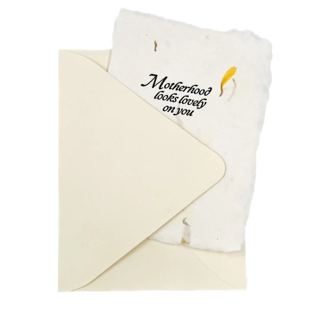 Motherhood Looks Lovely On You - Greeting Card