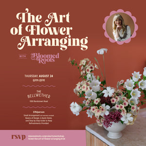 Workshop Ticket: The Art Of Flower Arranging 8/24