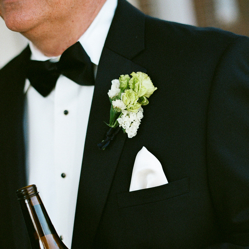 Fresh Floral Boutonniere - Assorted Colors