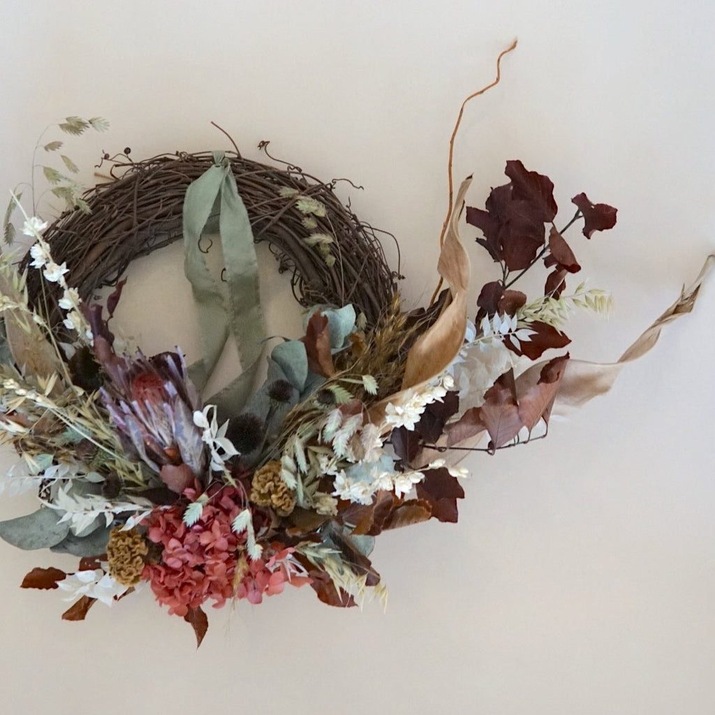 Workshop Ticket: Fall Dried Wreath Arranging