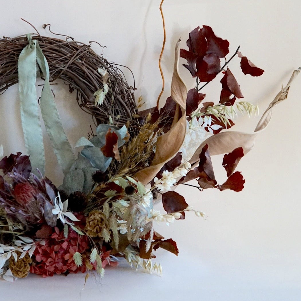 Workshop Ticket: Fall Dried Wreath Arranging