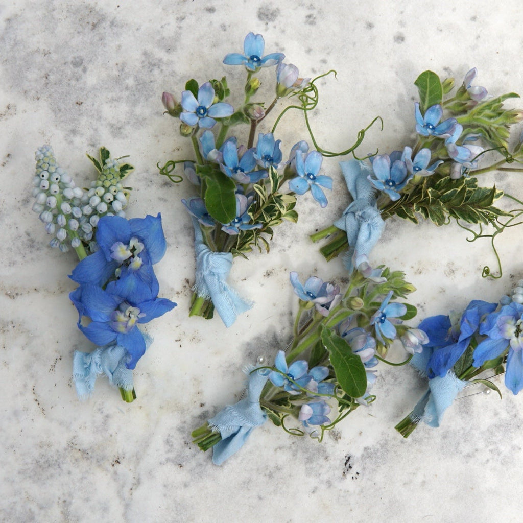 Fresh Floral Boutonniere - Assorted Colors