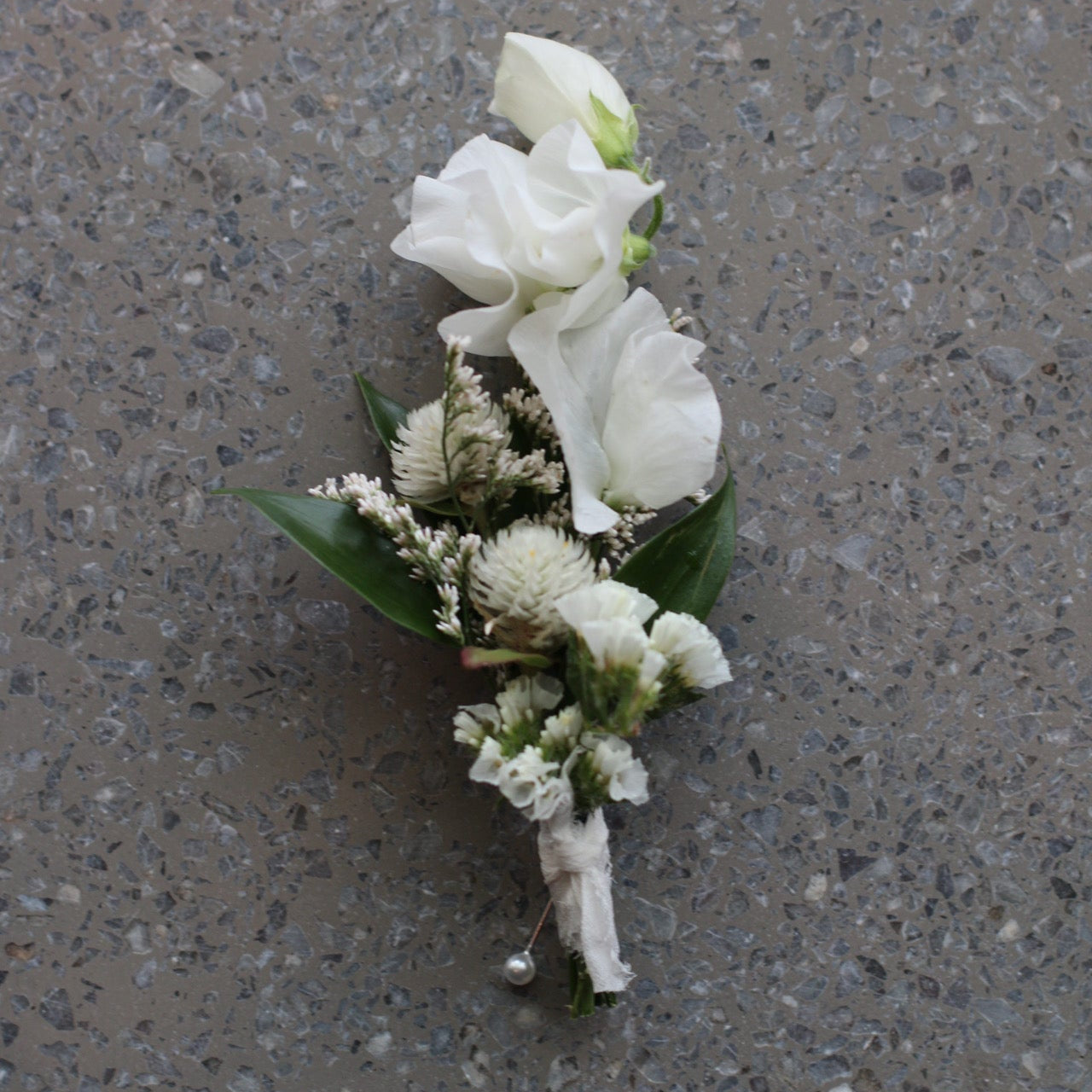 Fresh Floral Boutonniere - Assorted Colors