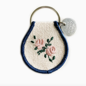 Embroidered Patch Keychain