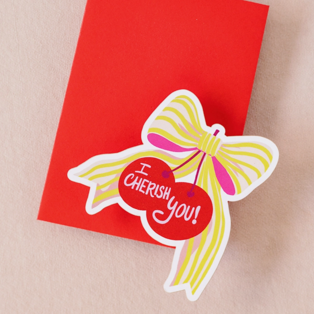 Cherish You - Mini Greeting Card