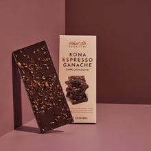 Load image into Gallery viewer, Gourmet Kona Espresso Ganache Dark Chocolate Bar
