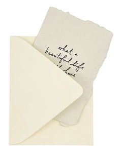 What A Beautiful Life Together Card