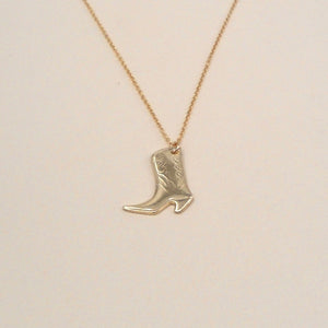 Cowboy Boot Necklace