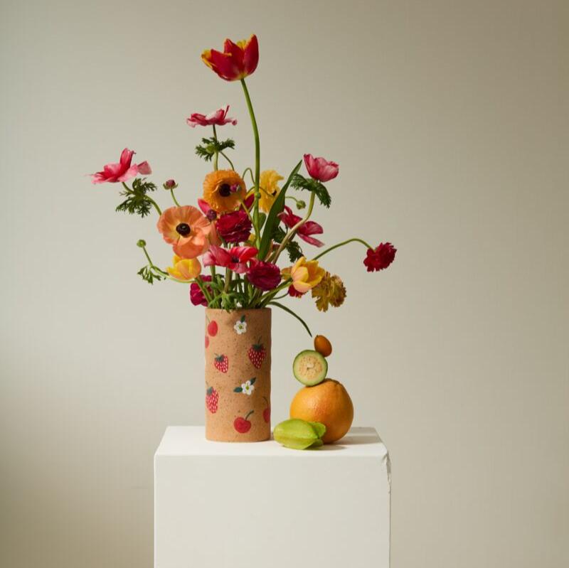 Cherry & Strawbs Vase