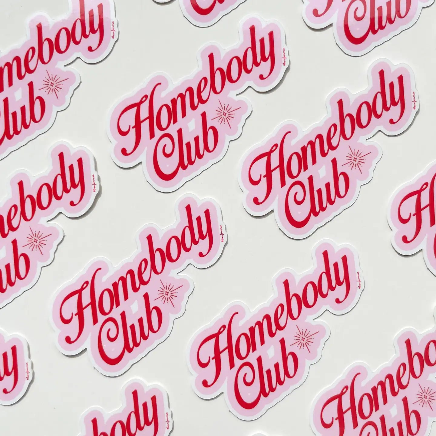 Homebody Club - Sticker