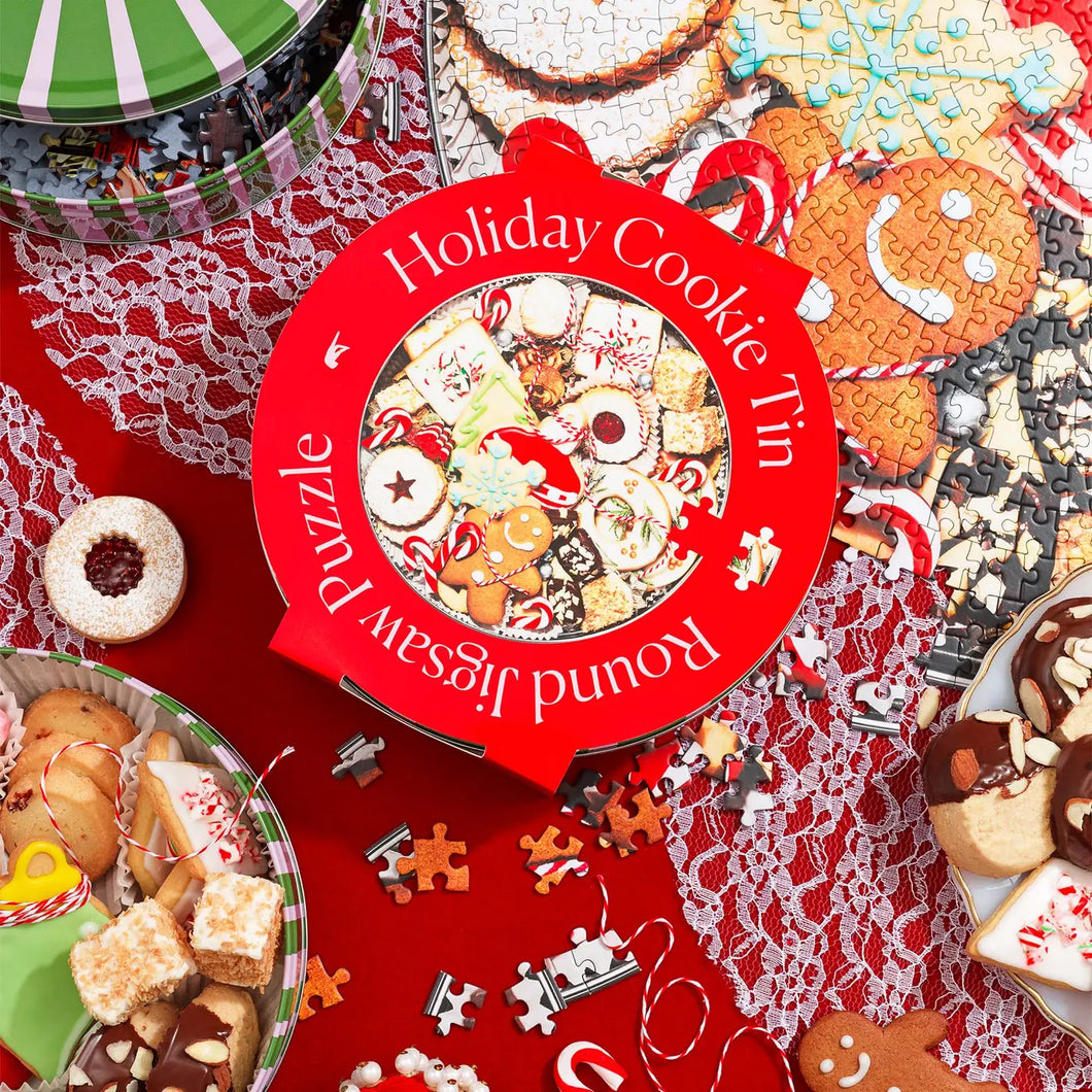 Holiday Cookie Tin Jigsaw Puzzle - 750 pcs