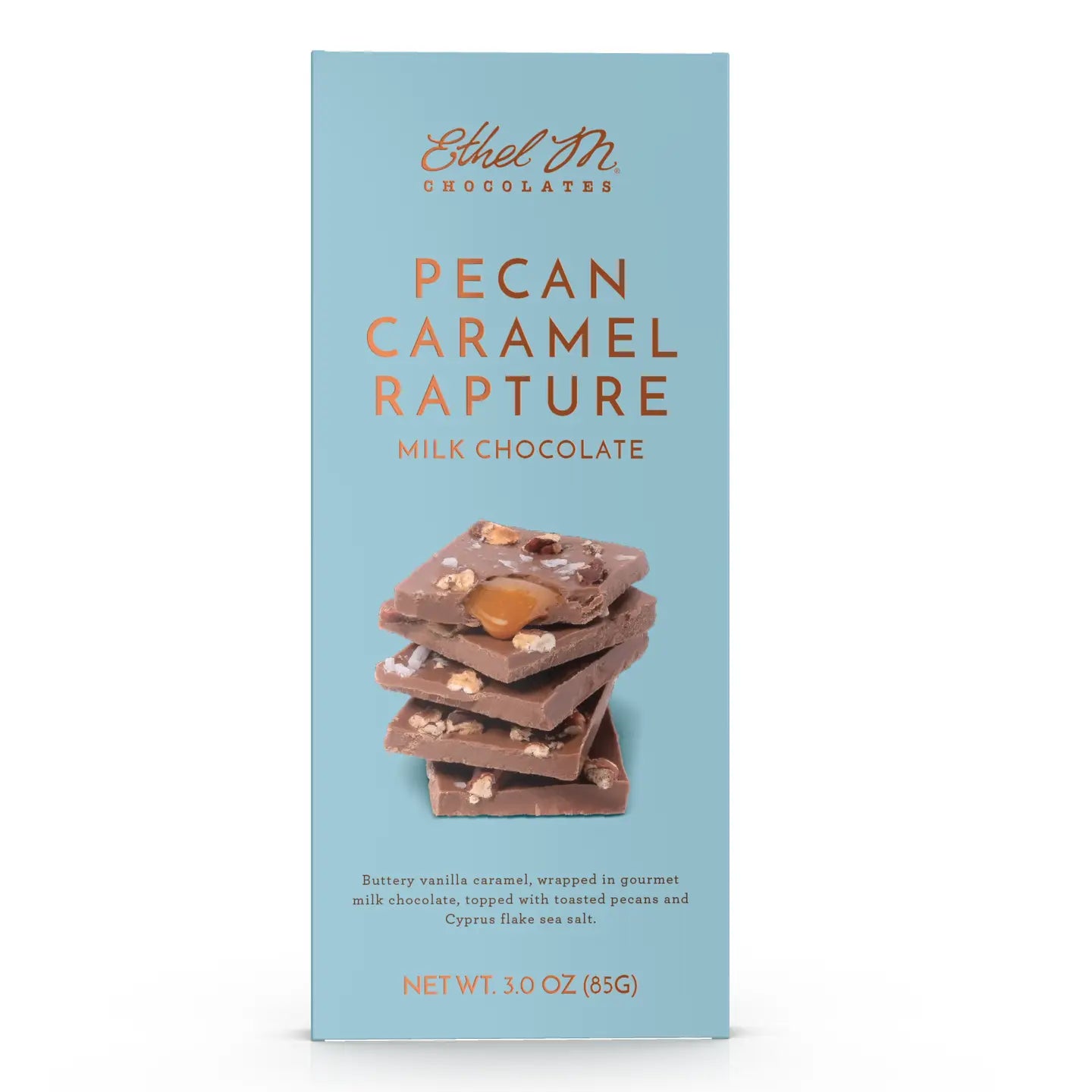 Gourmet Pecan Caramel Milk Chocolate Bar
