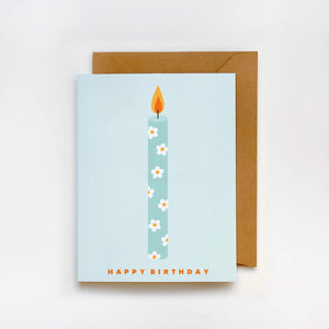 'Birthday Candle' Greeting Card