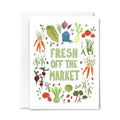 Fresh Off The Market - Greeting Card