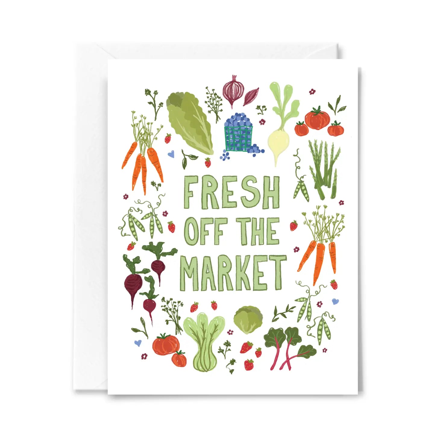 Fresh Off The Market - Greeting Card