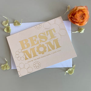 'Best Mom' Greeting Card