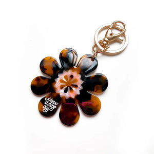 Daisy Tortoise Keychain