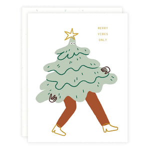 Merry Vibes - Greeting Card