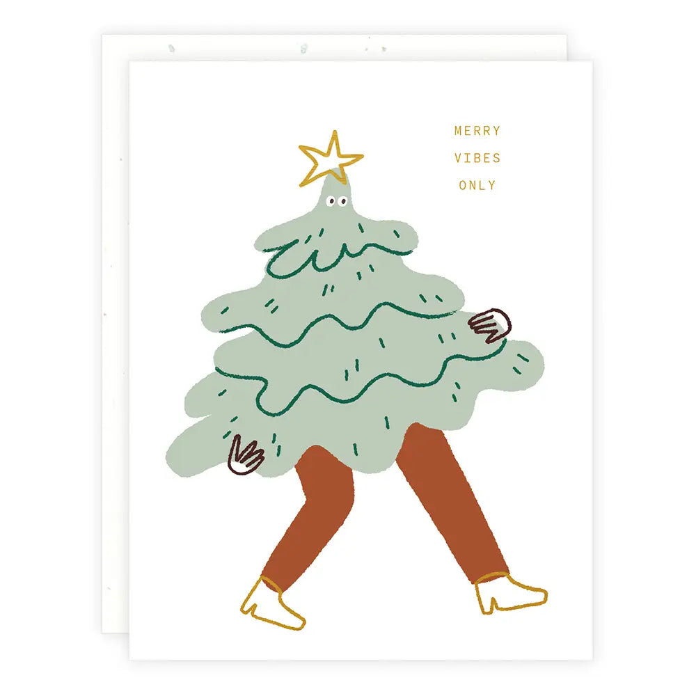 Merry Vibes - Greeting Card