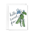 Sweet Pea Card