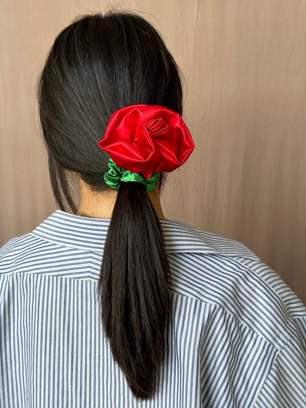 Chunky Rosette Scrunchie