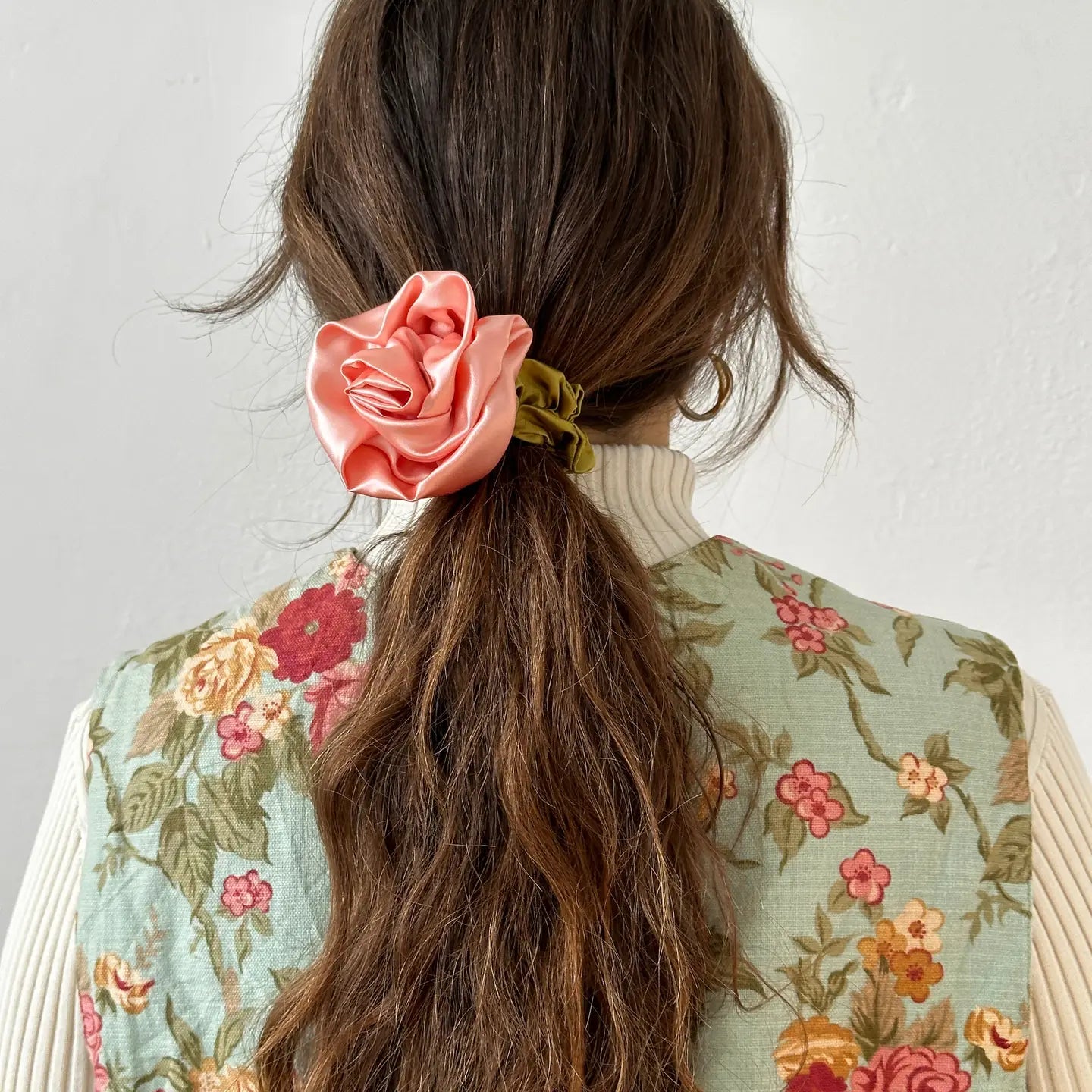 Chunky Rosette Scrunchie