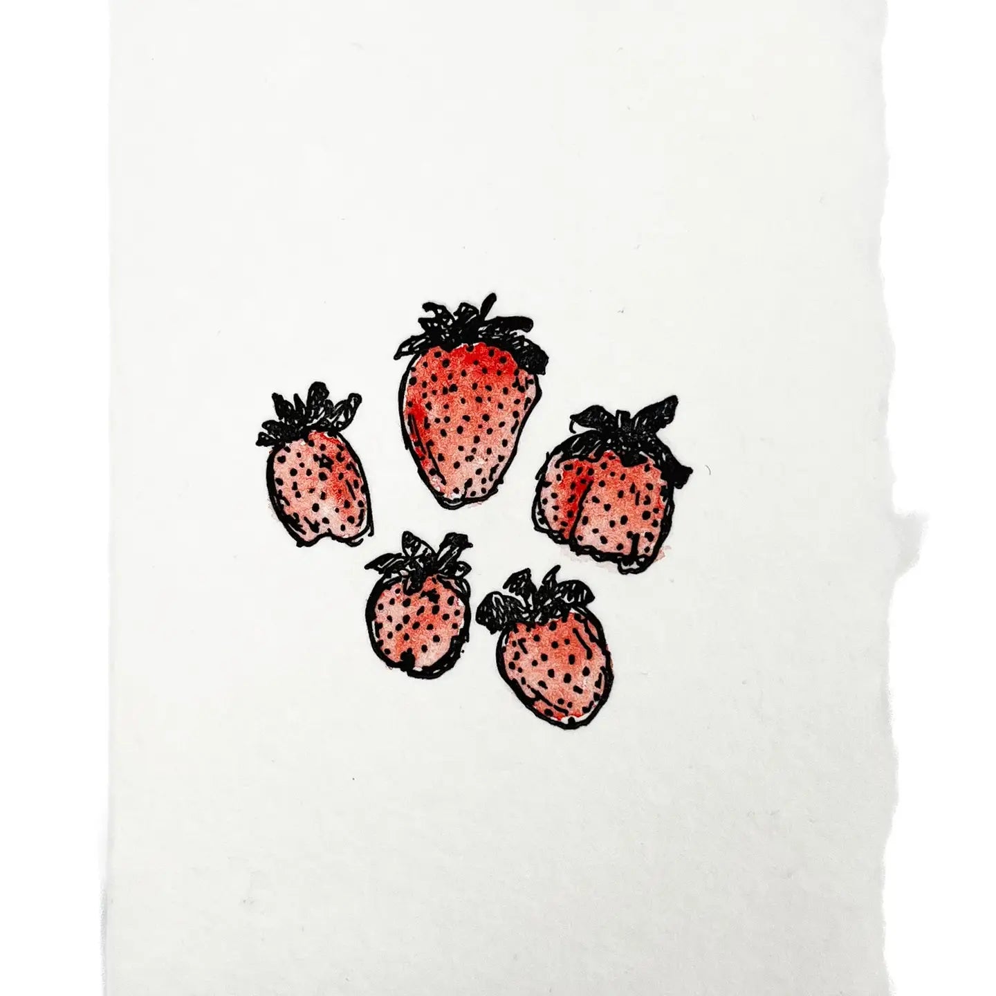 Bunch of Strawberries Card