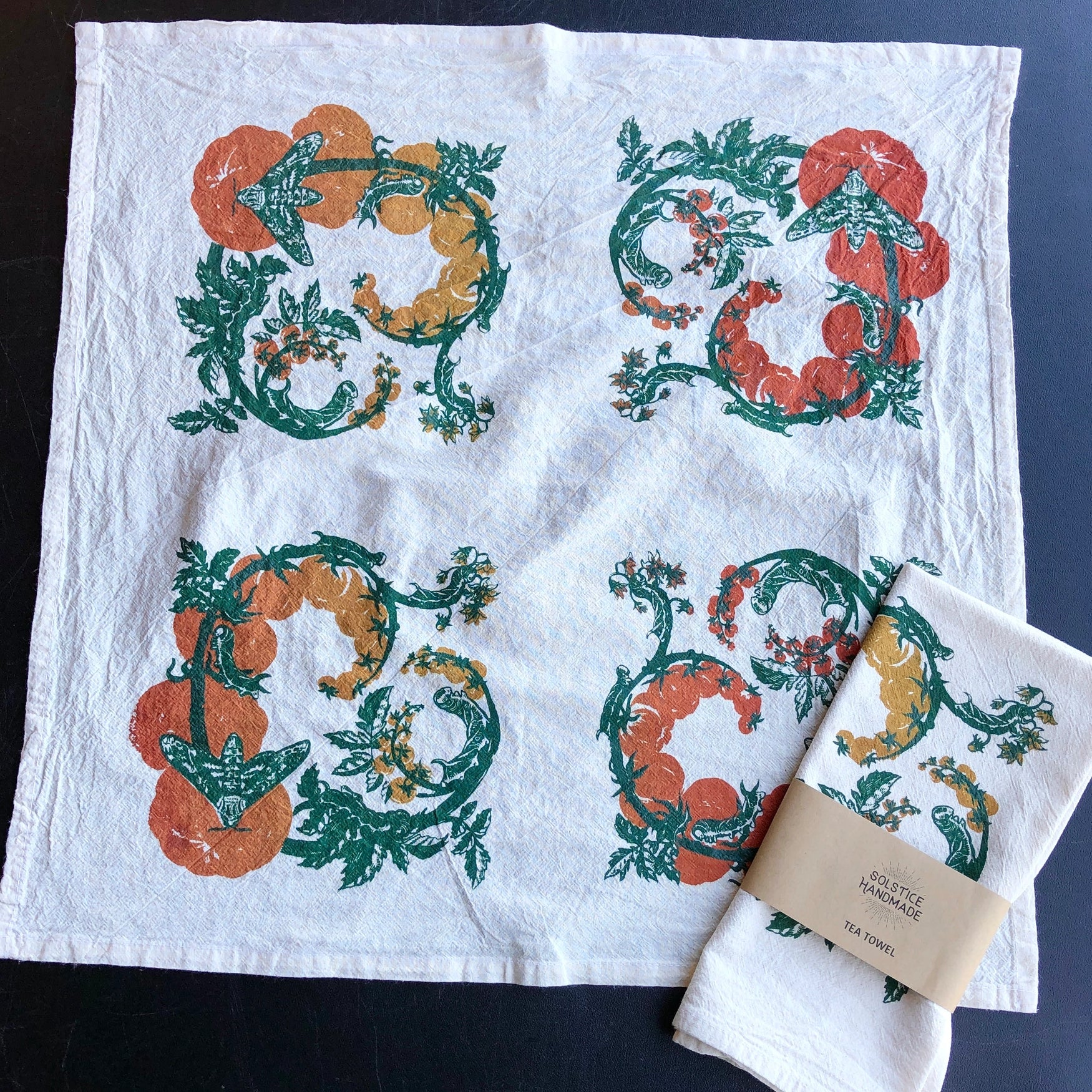 Tomato Worm - Tea Towel