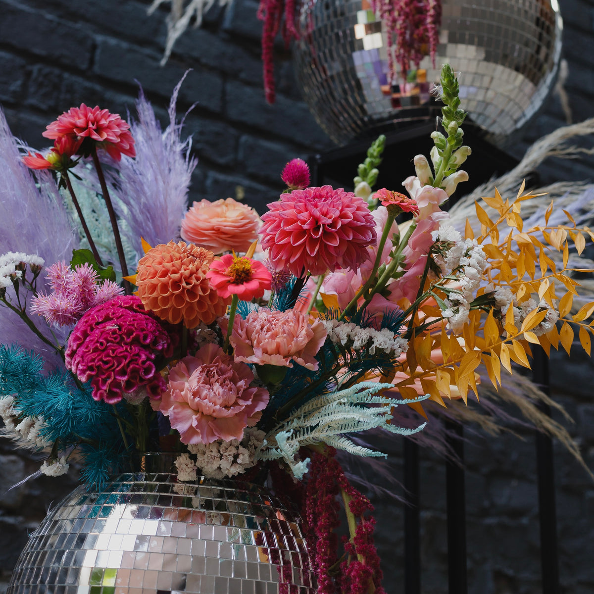 Disco Floral Arrangement – Bloomed Roots