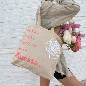 BR Floral Tote Bag