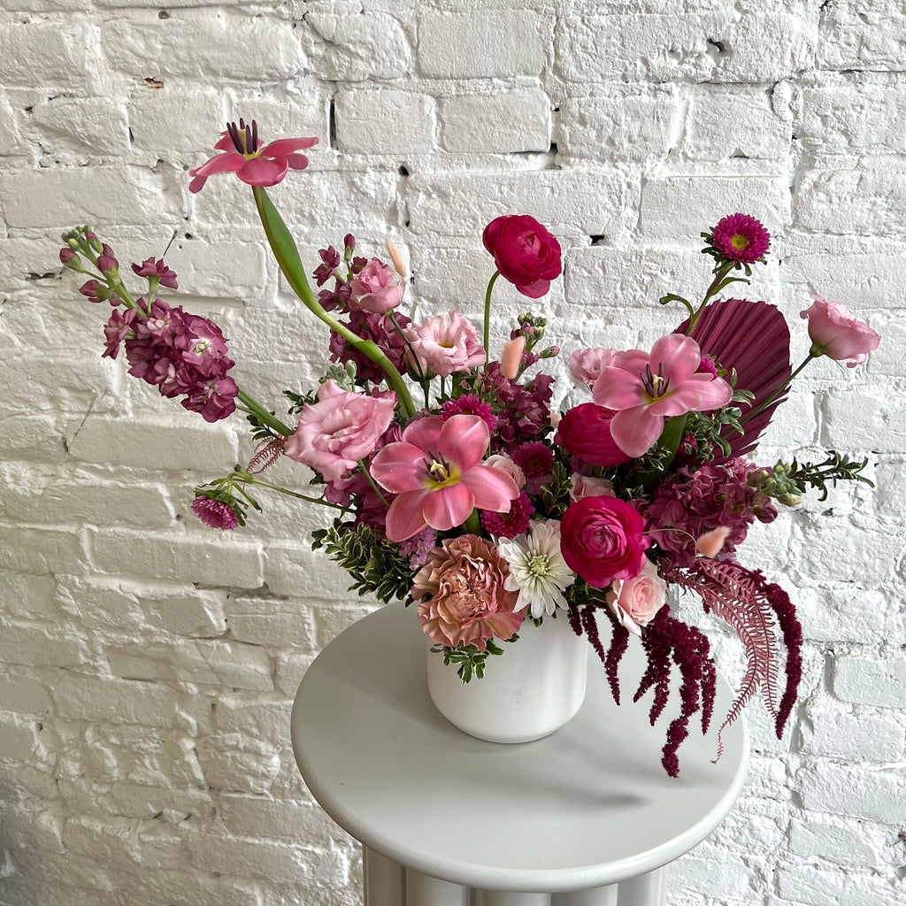 Monochromatic Floral Arrangement (Assorted Colors)